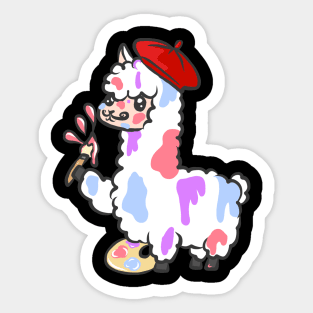 Alpaca Llama Farmer Farmer Funny Sticker